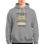 Friends Quote - True Friends Don't Judge Each Other They Judge Other People Together Unisex Hoodie