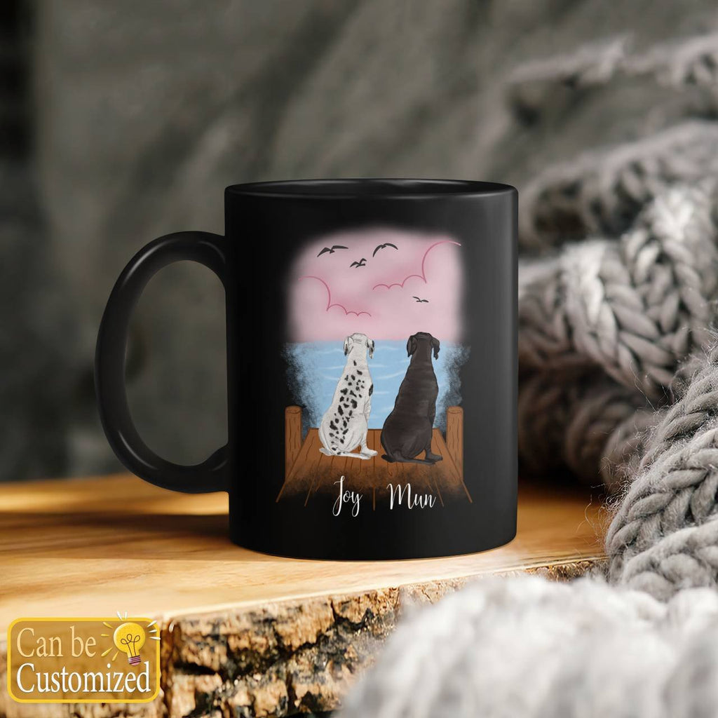 Personalize For 2 Dogs Mug