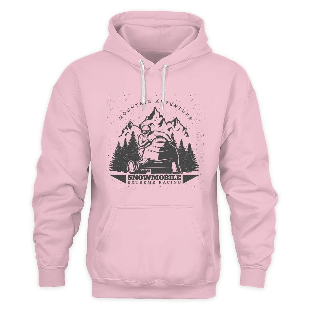 Mountain Adventure Snowmobile Extreme Racing Hoodie