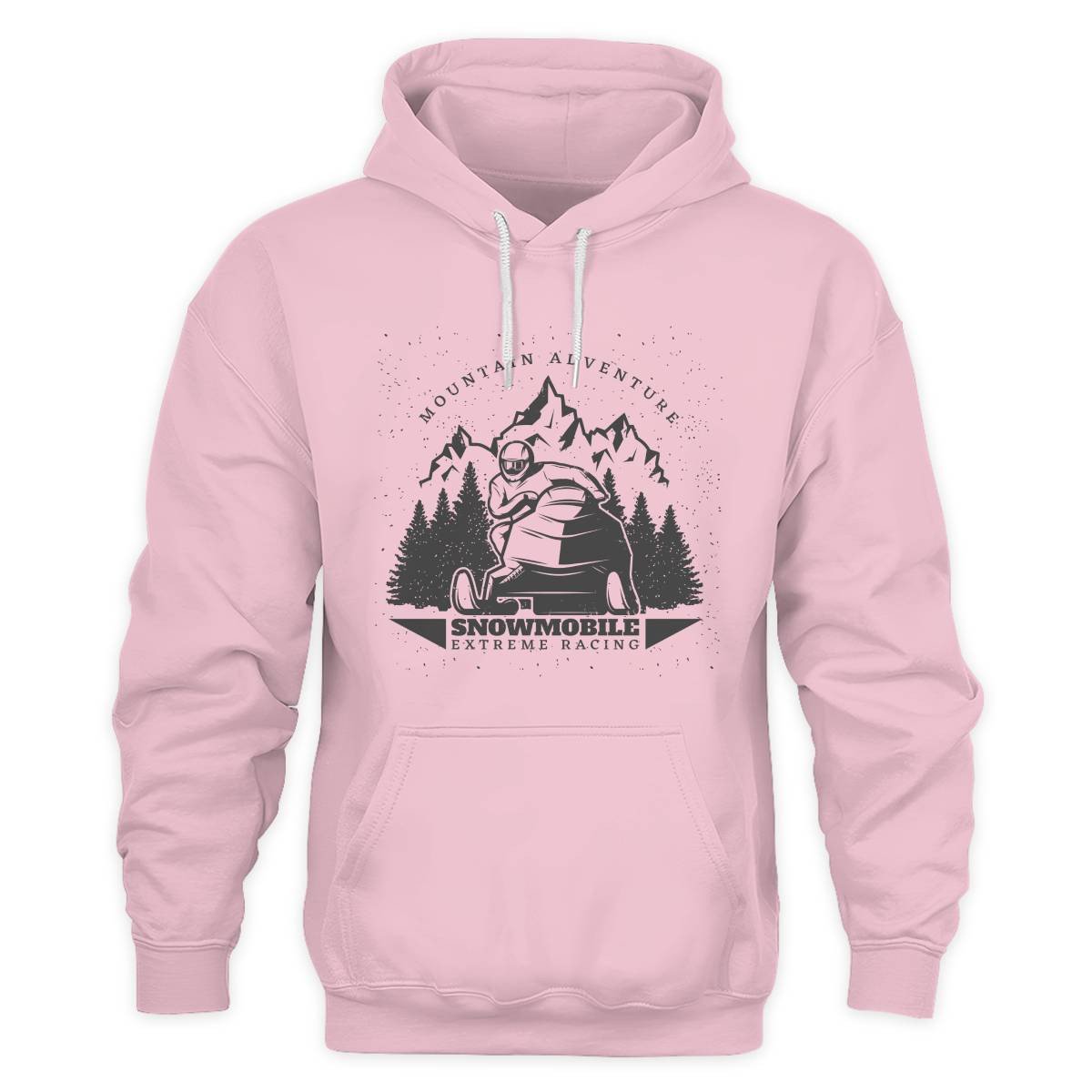 Mountain Adventure Snowmobile Extreme Racing Hoodie