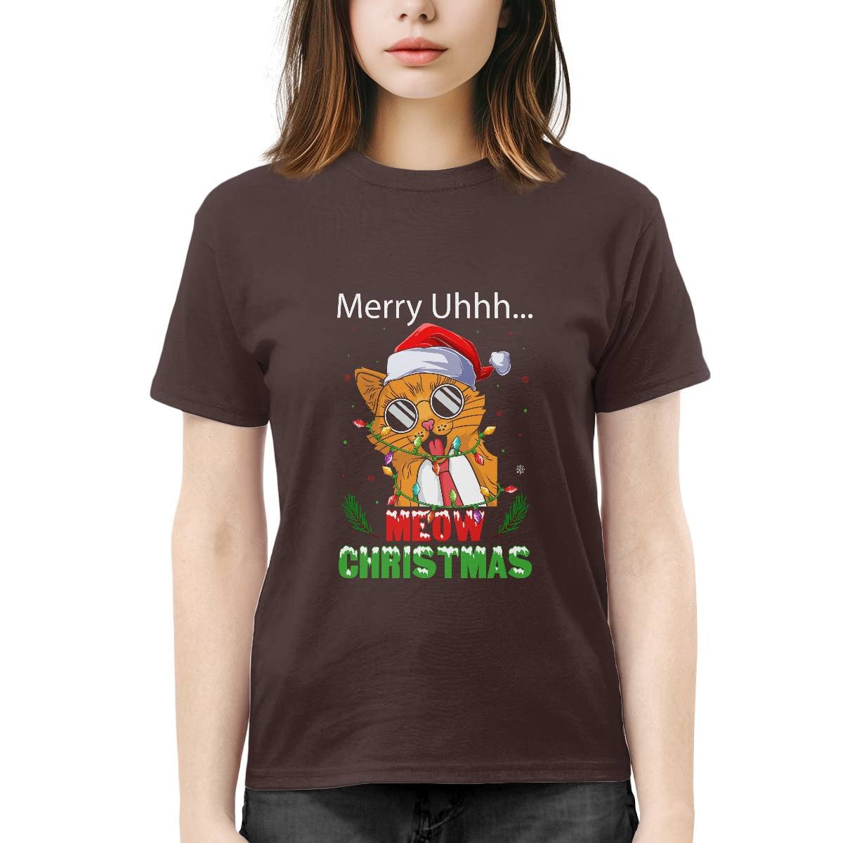 Merry Meow Christmas T-shirt