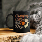 Camping Coffee And Dogs Mug