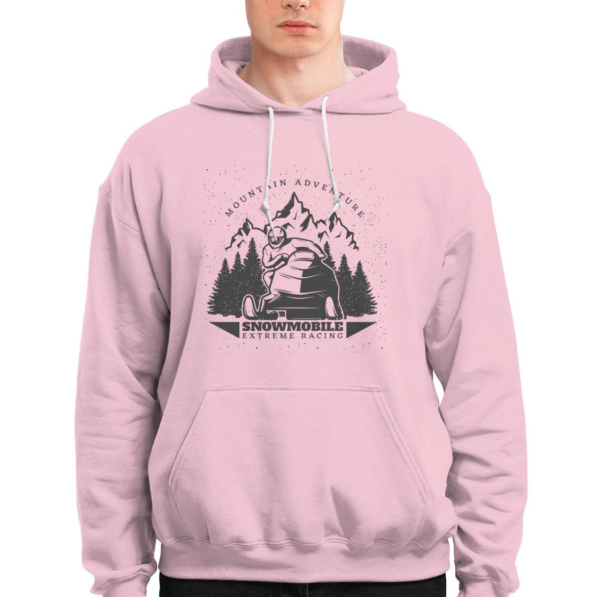 Mountain Adventure Snowmobile Extreme Racing Hoodie