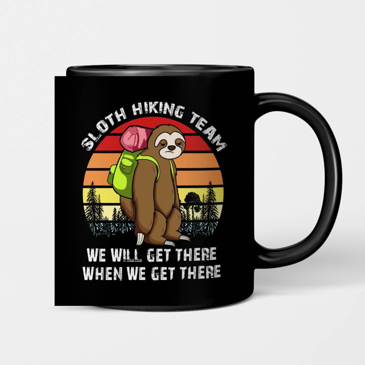 Sloth Hiking Team Mug