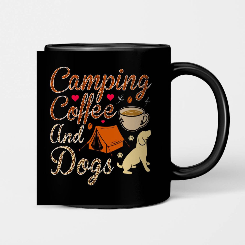 Camping Coffee And Dogs Mug