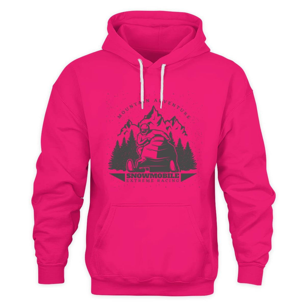 Mountain Adventure Snowmobile Extreme Racing Hoodie