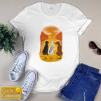 Personalize For 3 Dogs T-shirt