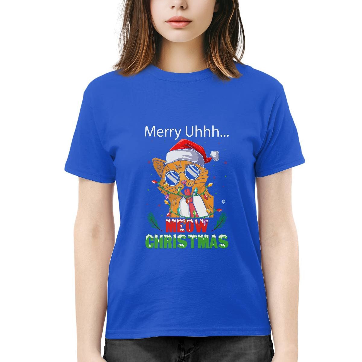 Merry Meow Christmas T-shirt