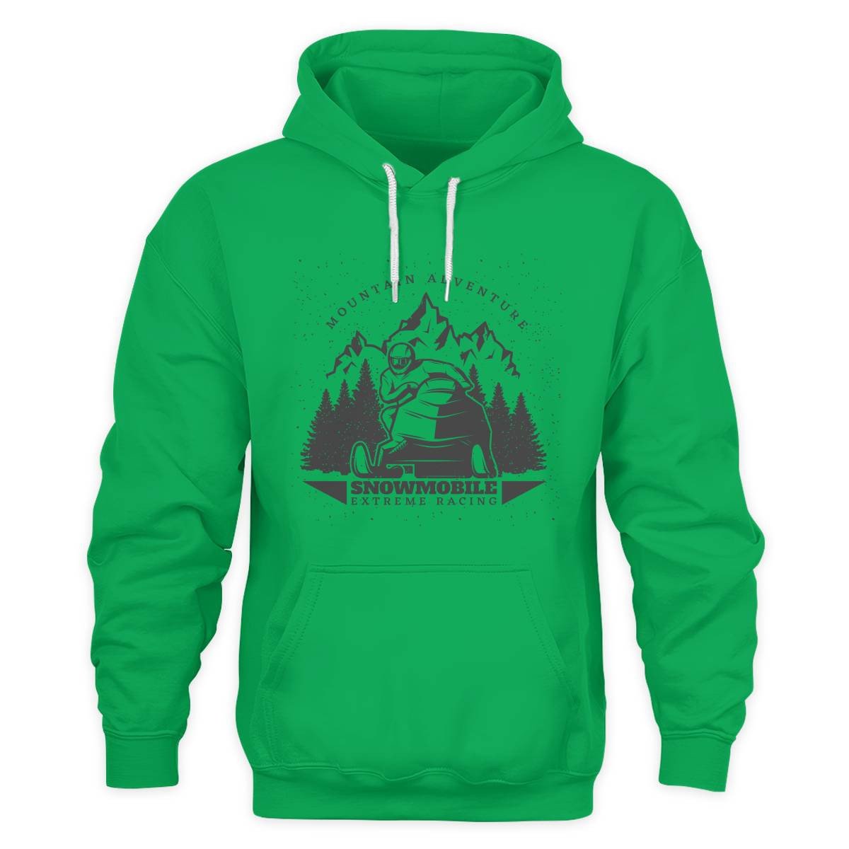 Mountain Adventure Snowmobile Extreme Racing Hoodie