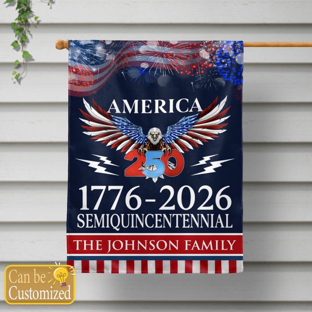 250 Years America Semiquincentennial Garden Flag