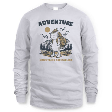 Adventure Mountains Are Calling Long Sleeve Tee