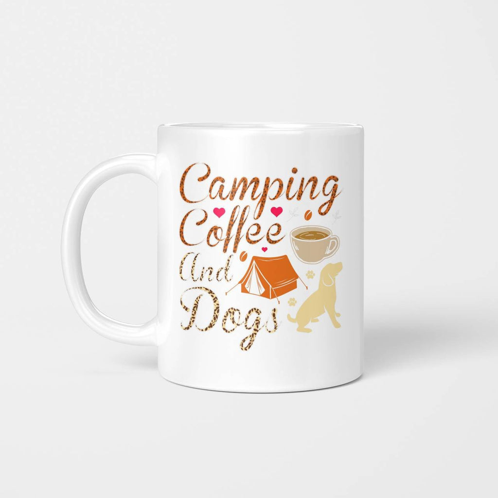 Camping Coffee And Dogs Mug