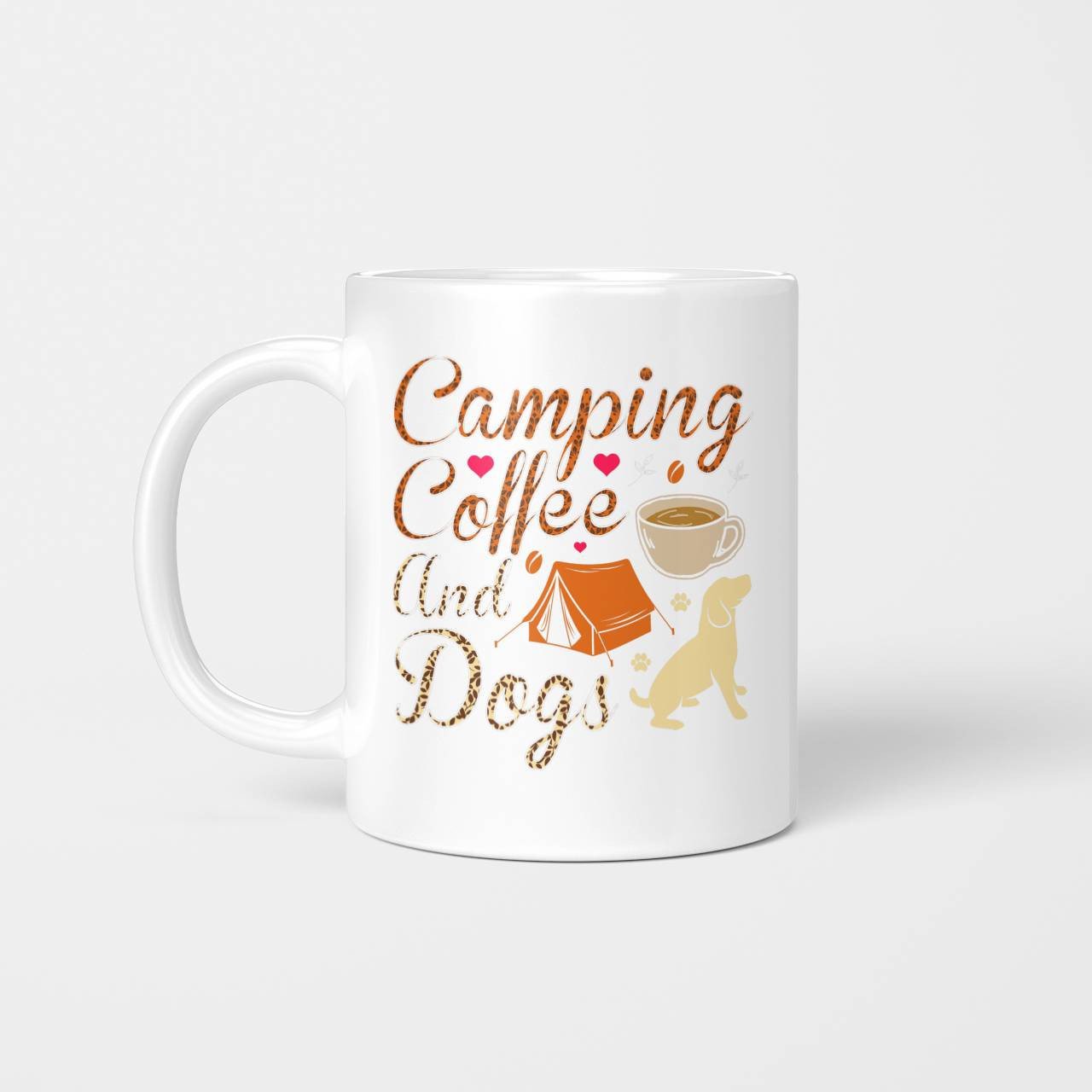 Camping Coffee And Dogs Mug