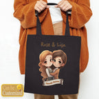 Friends Forever with Names Tote Bag