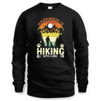 HappinessIs Hiking With A Dog Long Sleeve Tee