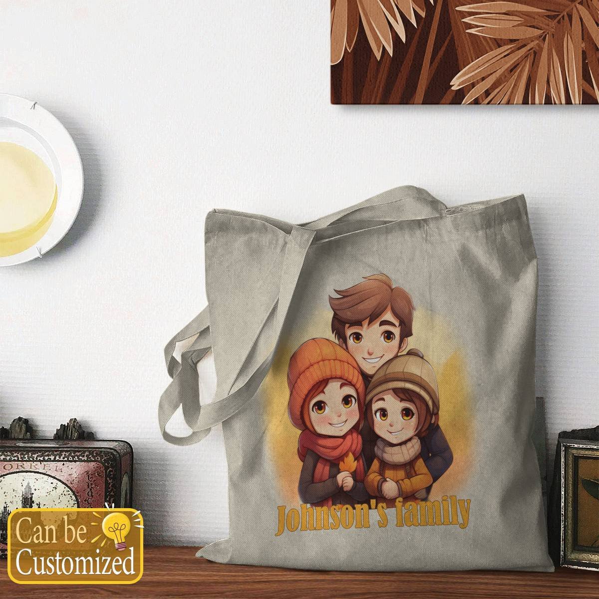 Personalized For Three Peoples Tote Bag