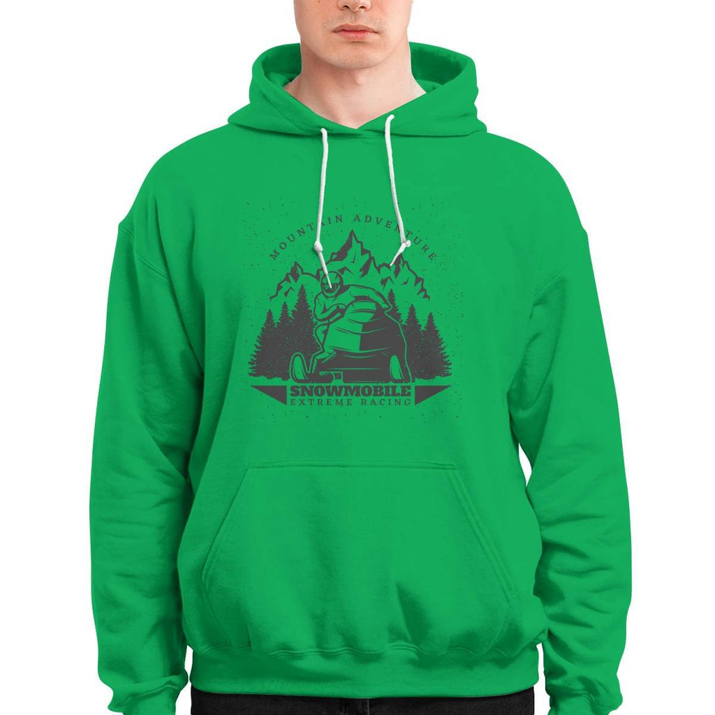 Mountain Adventure Snowmobile Extreme Racing Hoodie