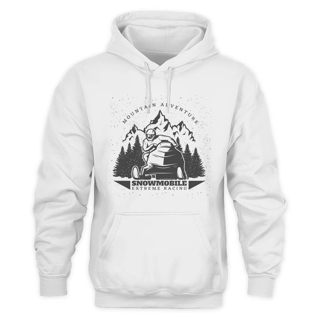 Mountain Adventure Snowmobile Extreme Racing Hoodie