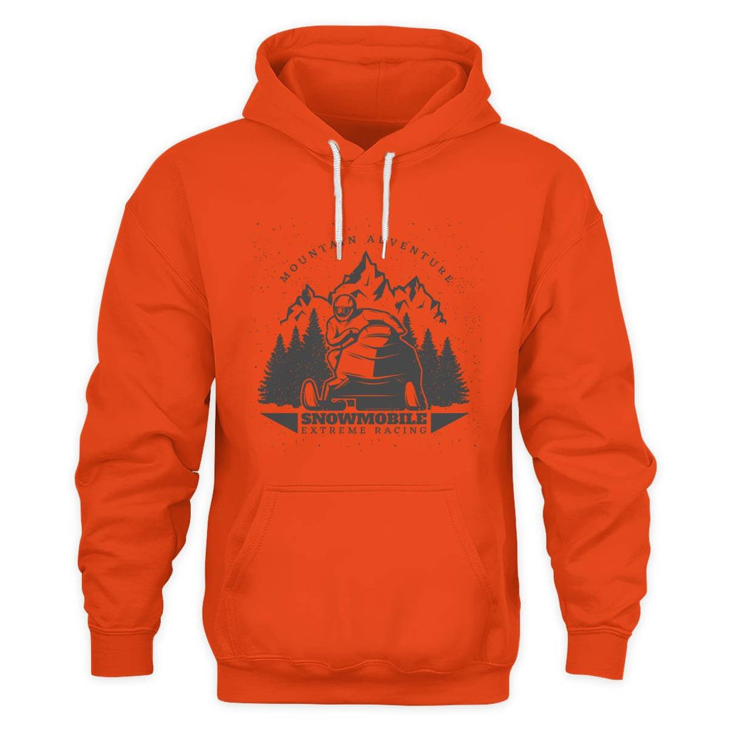 Mountain Adventure Snowmobile Extreme Racing Hoodie