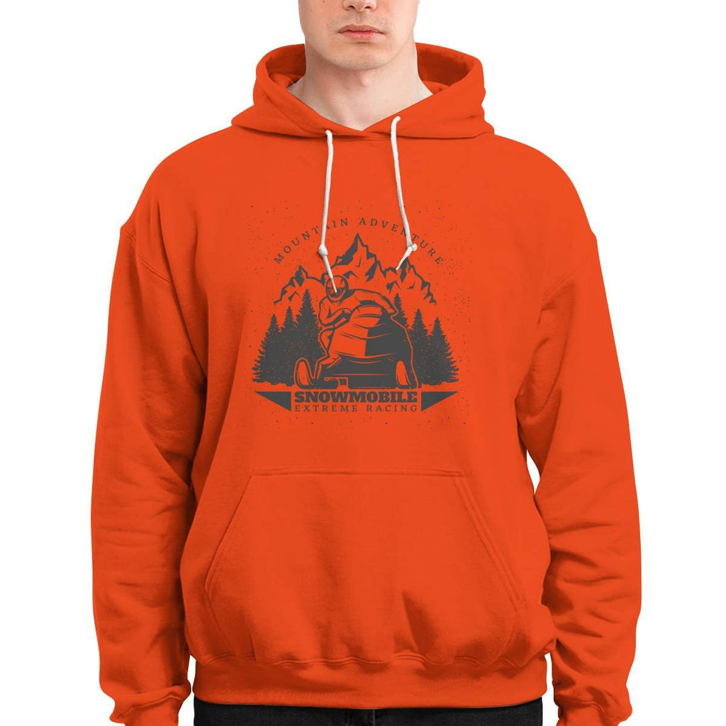 Mountain Adventure Snowmobile Extreme Racing Hoodie