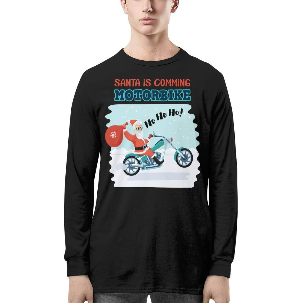 Santa Is Comming - Motorbike Long SleeveTee