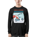Santa Is Comming - Motorbike Long SleeveTee