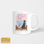 Personalize For 2 Dogs Mug