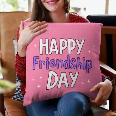 Happy Friendship Day Pillow