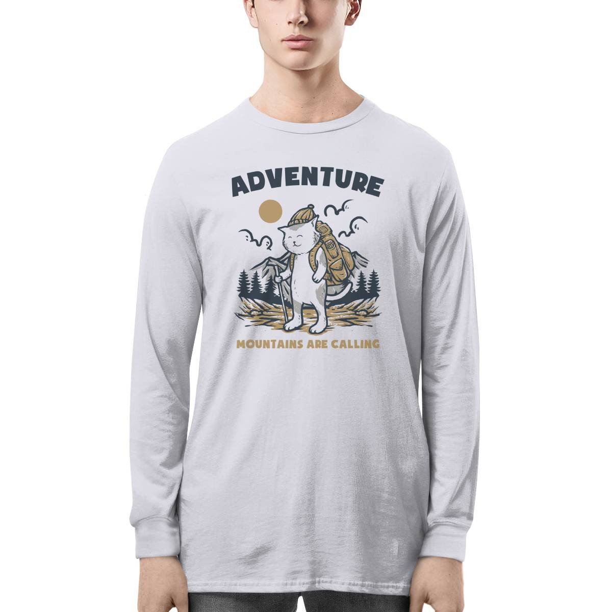 Adventure Mountains Are Calling Long Sleeve Tee