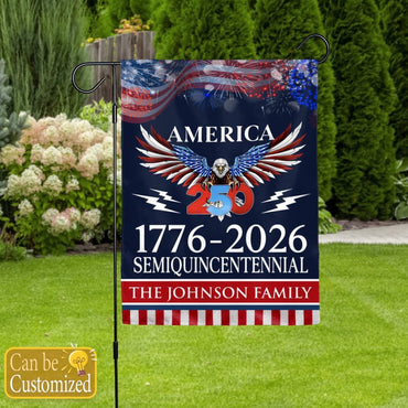 250 Years America Semiquincentennial Garden Flag