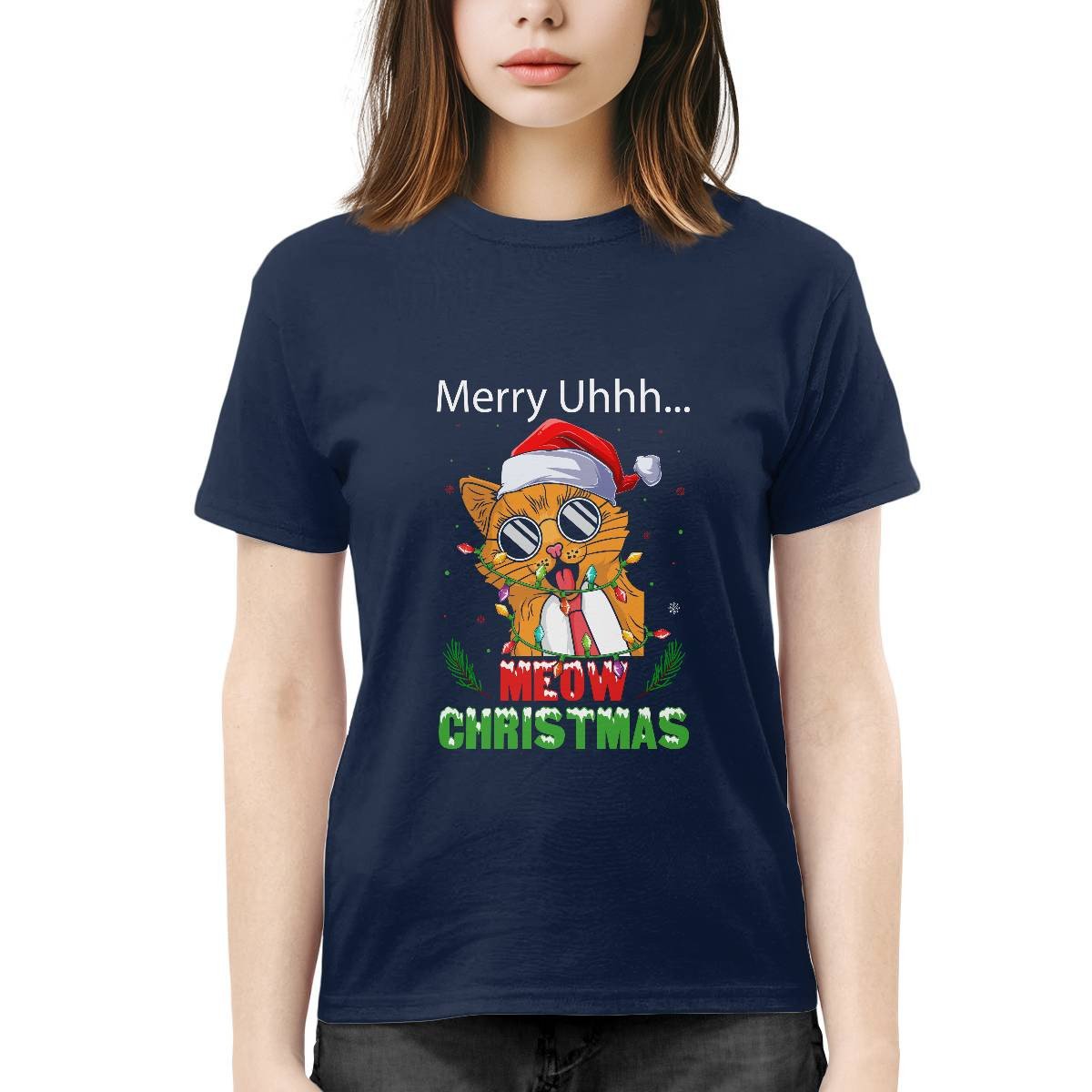 Merry Meow Christmas T-shirt