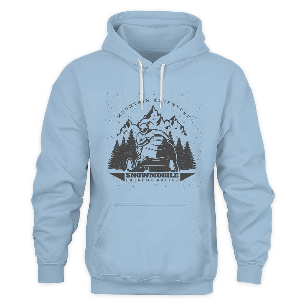 Mountain Adventure Snowmobile Extreme Racing Hoodie