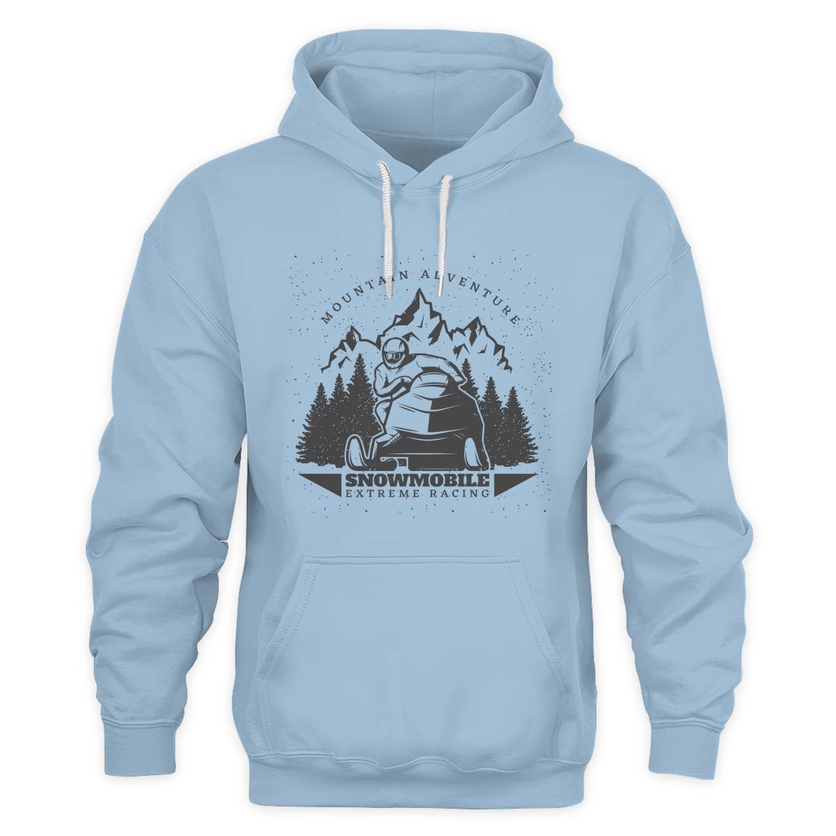 Mountain Adventure Snowmobile Extreme Racing Hoodie