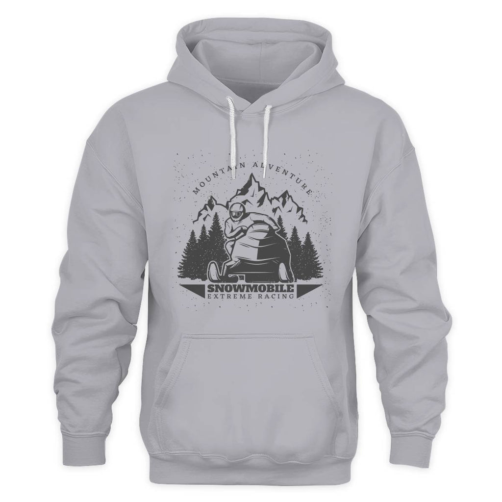 Mountain Adventure Snowmobile Extreme Racing Hoodie