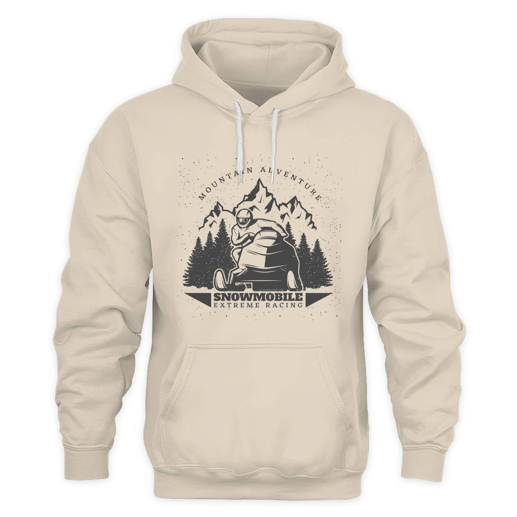Mountain Adventure Snowmobile Extreme Racing Hoodie