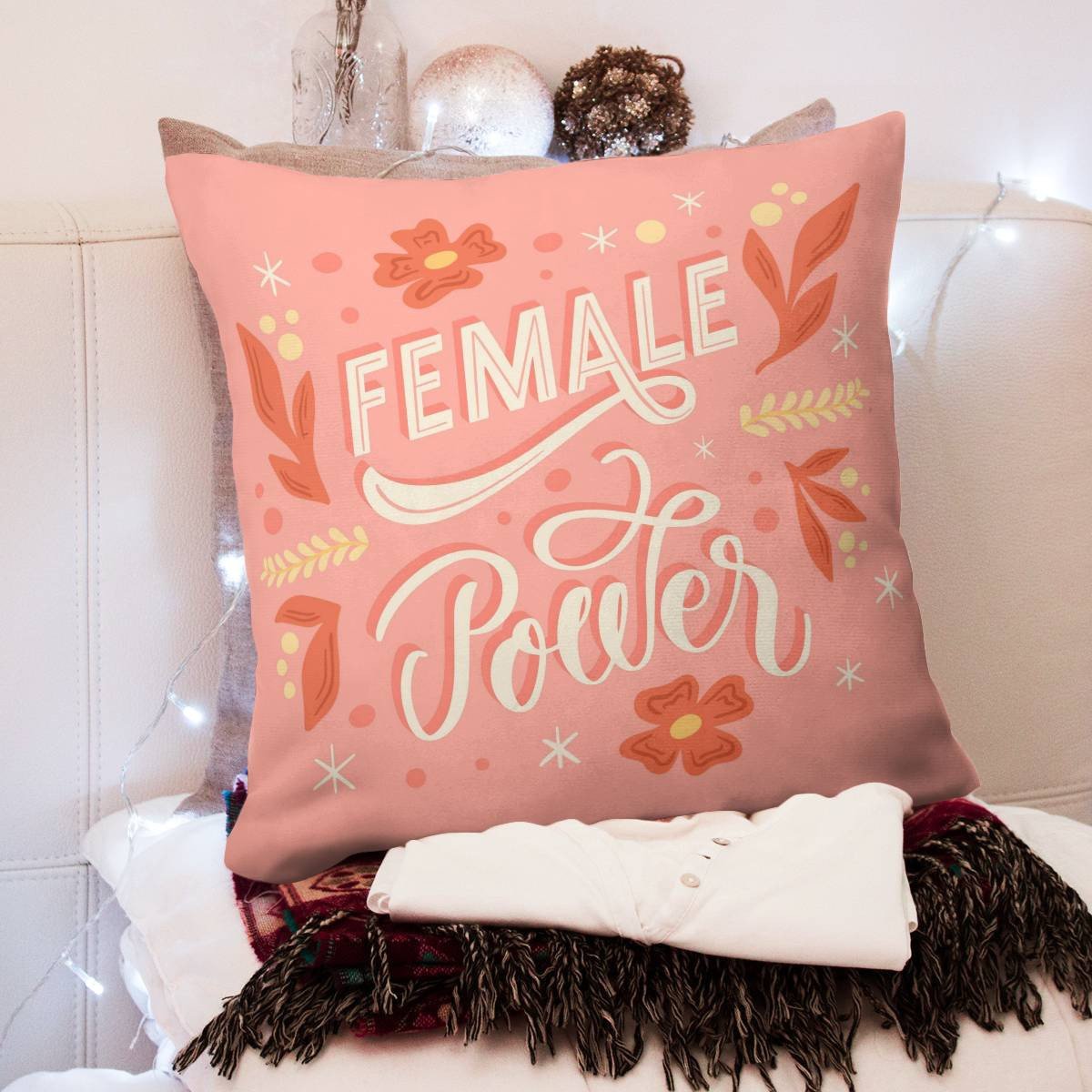 Female Power Pillow