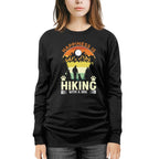 HappinessIs Hiking With A Dog Long Sleeve Tee