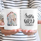 Girl Hands Love - Sisters Make The Best Friends Mug