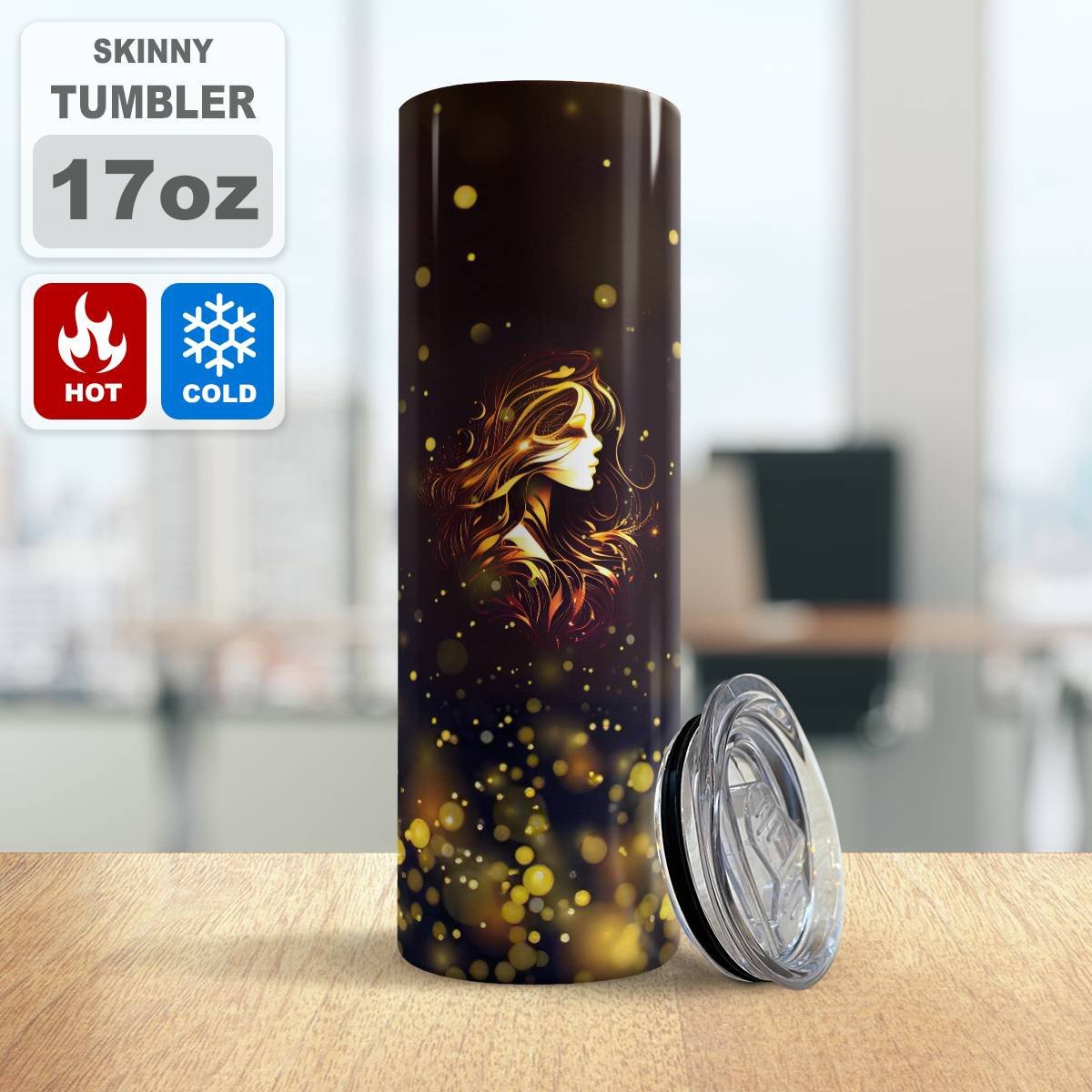 Girl Gold - Little Sister Skinny Tumbler