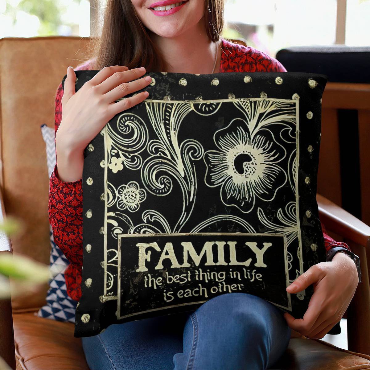 Family Quote Pillow