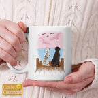 Personalize For 2 Dogs Mug
