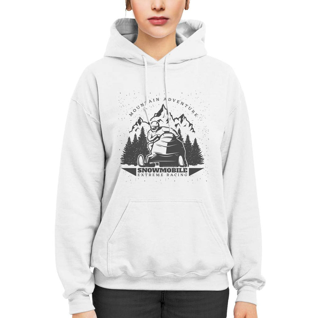 Mountain Adventure Snowmobile Extreme Racing Hoodie