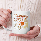Camping Coffee And Dogs Mug