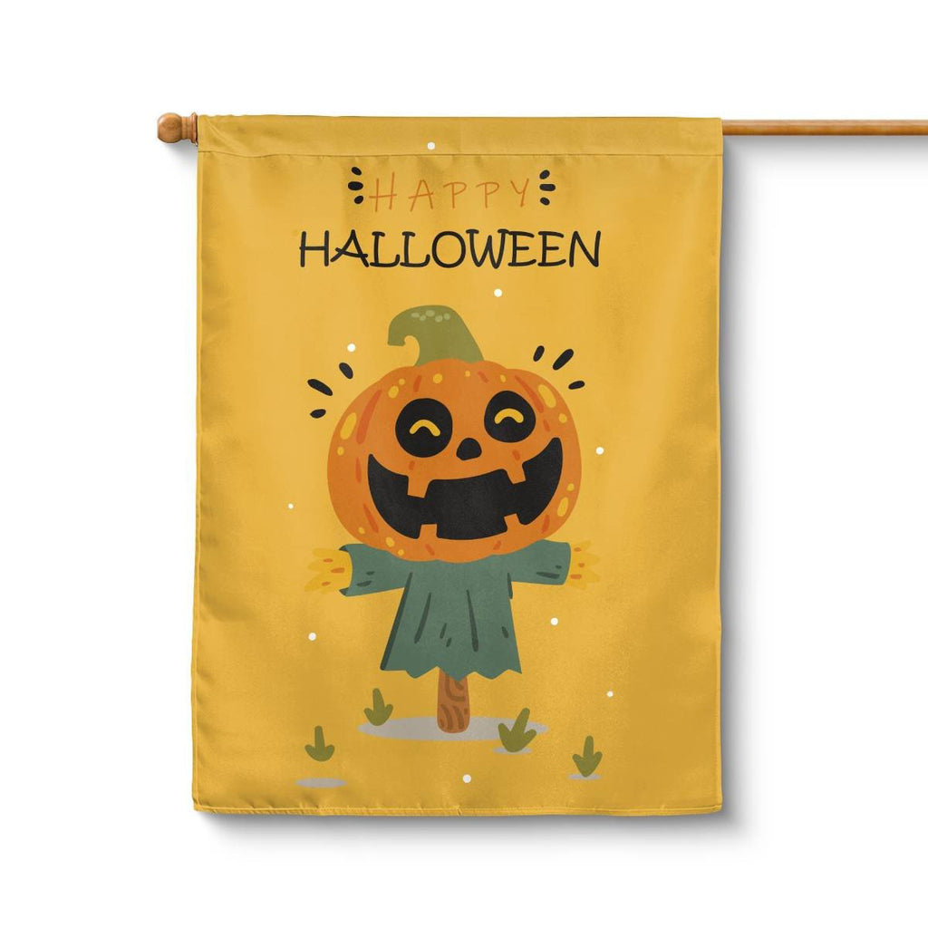 Happy Halloween Cute House Flag