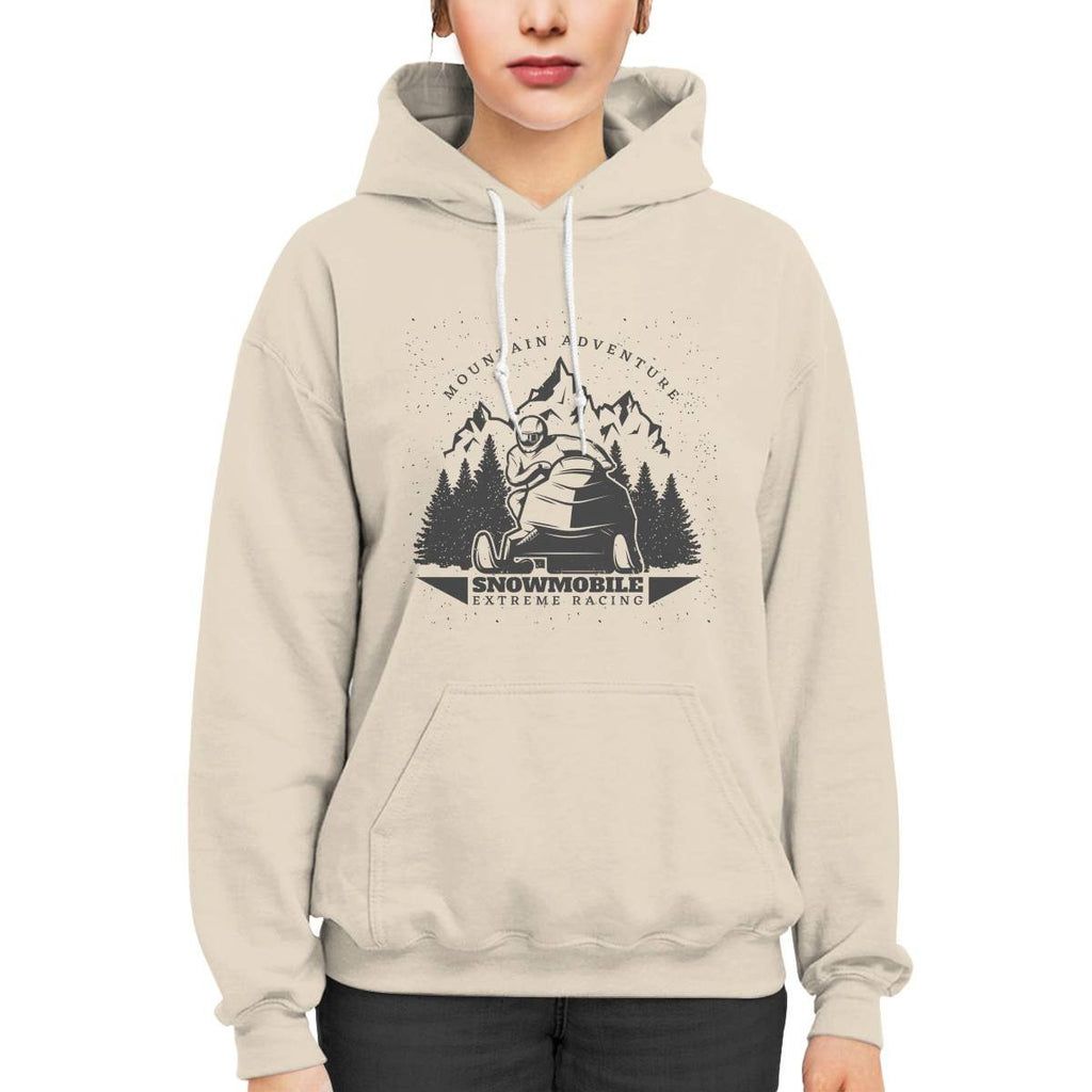 Mountain Adventure Snowmobile Extreme Racing Hoodie