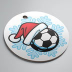 Football Snow Ornament