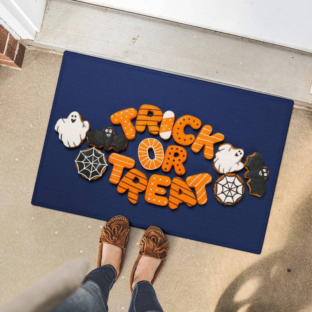 SALE Trick Or Treat Cooke Door Mat