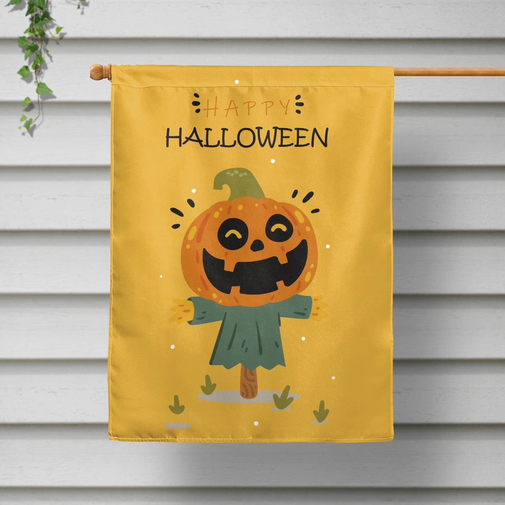 Happy Halloween Cute House Flag