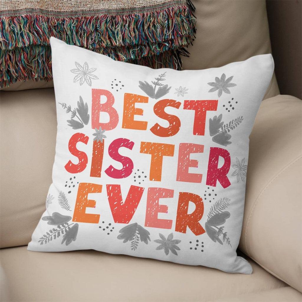 Colorful Best Sister Ever Pillow