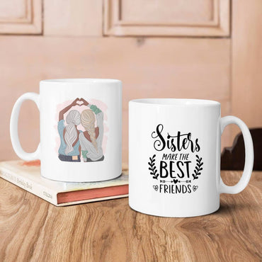 Girl Hands Love - Sisters Make The Best Friends Mug
